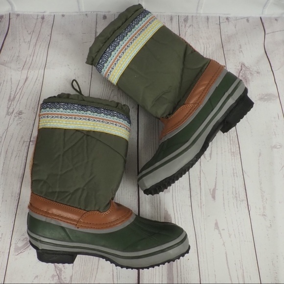 The Sak Daley 5 olive rubber duck boots insulated - Picture 9 of 16